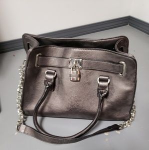 Silver handbag